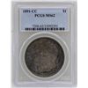 1891-CC $1 Morgan Silver Dollar Coin PCGS MS62