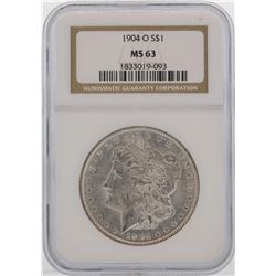 1904-O $1 Morgan Silver Dollar Coin NGC MS63
