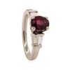 Image 4 : 2.50 ctw Ruby and Diamond Ring - Platinum