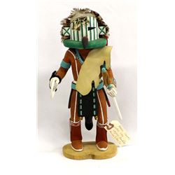 Hopi Carved Wood ''Bean'' Kachina by Warren Silas Sr