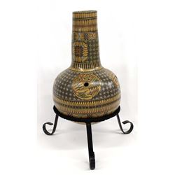 Mata Ortiz Pottery Chimney Jar by ElFida Tena