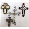 Image 1 : Collection of 4 Devotional Crosses