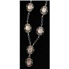 Navajo Sterling Pink Mother of Pearl Necklace