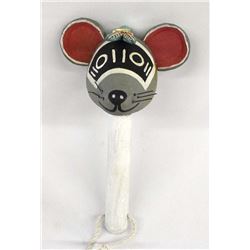 Native American Hopi Mouse Warrior Rattle