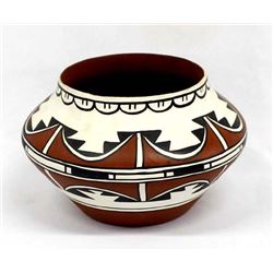1982 Jemez Pottery Bowl by Jose R. Loretto