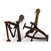 Image 2 : 2 Hand Forged Branding Iron Candleholders