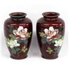 Image 1 : 2 Beautiful Cloisonne' Vases