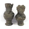2 PreColumbian Style Pottery Pitchers