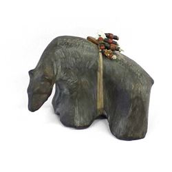 1988 Bronze Bear with Spirit Bundle by McLean