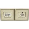 Image 1 : 2 Framed Cherokee Prints by Carol Grigg