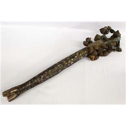 Native American Primitive Ceremonial Rattle