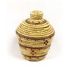 Northwest Coast Eskimo Lidded Basket