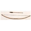 Rare Antique Modoc Wood Bow & Arrow, ca 1870-1888