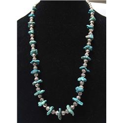Vintage Navajo Turquoise Nugget Necklace
