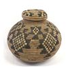 South African Zulu Coiled Lidded Basket