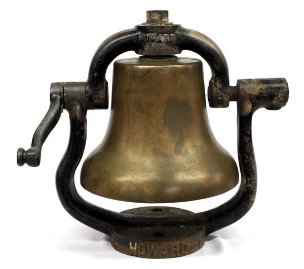Antique Howard Steam Brass Bell