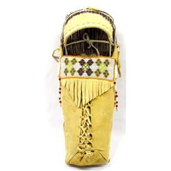 Ute Beaded Buckskin Doll Cradleboard