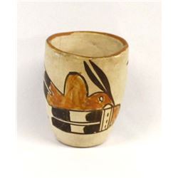 Historic Native American Hopi Pottery Cup