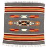 Image 2 : Beautiful Chimayo Fringed Wool Textile Rug