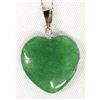 Image 1 : Carved Jade Heart