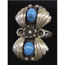 Native American Navajo Sterling Turquoise Ring