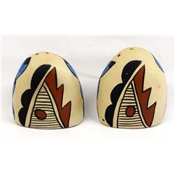 Set of Jemez Pottery Salt and Pepper Shakers