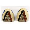 Image 1 : Set of Jemez Pottery Salt and Pepper Shakers