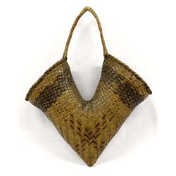 Antique Vintage Choctaw Double 2-Toned Basket