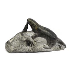Canadian Inuit Soapstone Beaver Carving