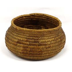 Vintage Native American Mission Pictorial Basket