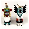 2 Native American Hopi Route 66 Kachinas by Pooley