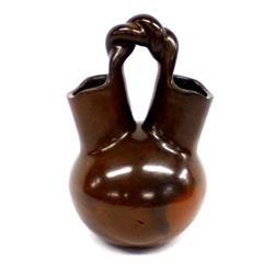 Navajo Pottery Wedding Vase by Sue Ann Williams