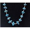 Image 2 : Beautiful Navajo Seafoam Turquoise Nugget Necklace