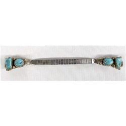 Vintage Navajo Sterling Turquoise Watch Band