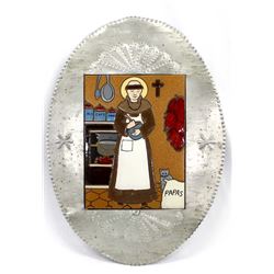 Arias San Pasqual Tile in Pierced Metal Frame