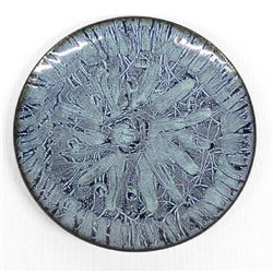 Blue Enamelware Plate