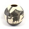 Mata Ortiz Carved Javelina Pottery Jar, Rodriguez