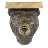 Cast Resin Bear Head Shelf