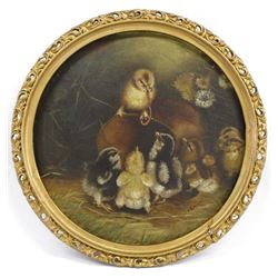 Antique 1904 Painting on Board by Z. Ecton