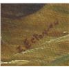 Image 2 : Antique 1904 Painting on Board by Z. Ecton