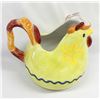 Image 3 : Glazed Ceramic Chicken Pitcher by The Cellar