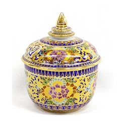 Beautiful Asian Porcelain Lidded Dish