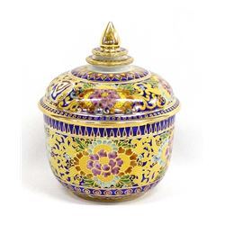 Beautiful Asian Porcelain Lidded Dish