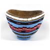 Hand Beaded Wood Bowl by Kathy Kills Thunder