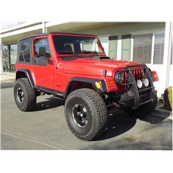 2000 JEEP WRANGLER SPORT