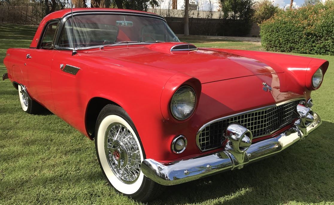 4:00PM SATURDAY FEATURE 1955 FORD THUNDERBIRD T BIRD CONVERTIBLE