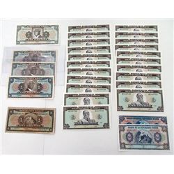 Banque National & Banque de la Republique. 1970s-2000s. Group of 45+ issued Notes.