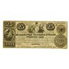 Image 1 : Mechanics Hall Association of Newark, 1837, 25cts Issued Obsolete Scrip Note.