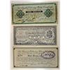 Image 1 : Los Angeles & San Francisco Clearing House. 1907. Trio of Issued Panic Scrip.