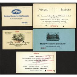 Various invitations and announcements.